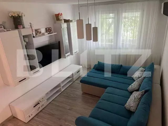 Apartament 3 camere, 52 mp, mobilat/utilat, zona Dacia