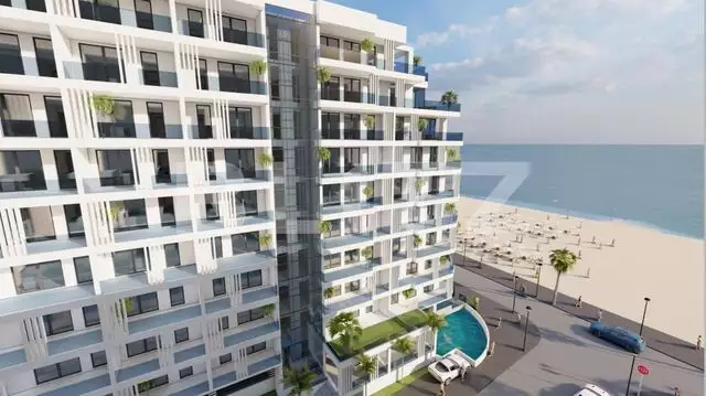 Apartament 2 camere in prima linie, vedere frontala la mare, 53mp utili, 33mp terasa, Mamaia Nord