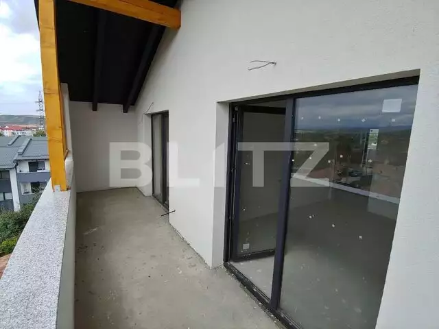 Apartament cu 3 camere, cu CF, 58mp, terasa, parcare, Apahida Central