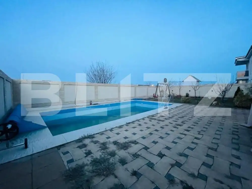 Casa cu piscina P+E, 5 camere, 570 mp teren, zona Ghercesti/Aeroport