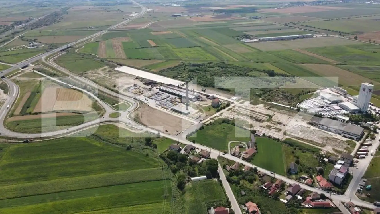 Teren intravilan, 10000 mp, zona industrială Teiuș - Blaj ieșire de pe A10