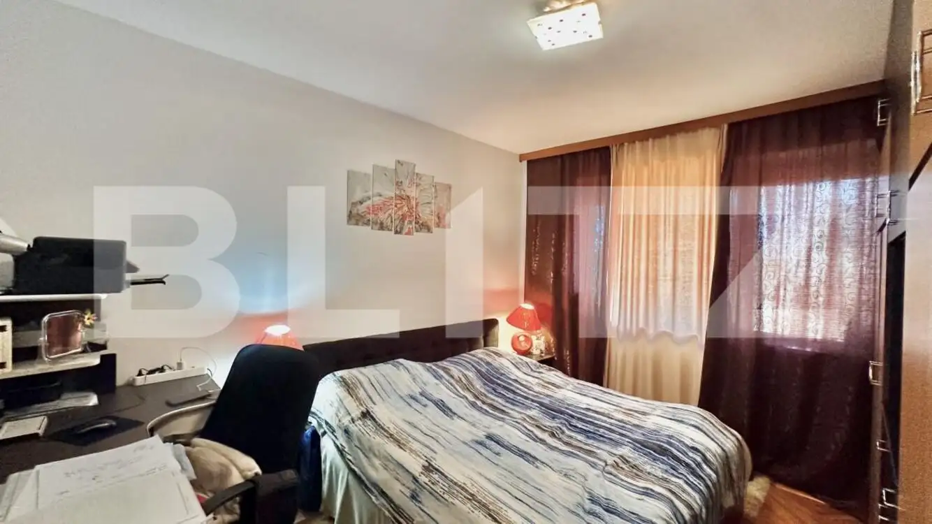 Apartament 3 camere, 59 mp, mobilat/utilat, zona Rogerius