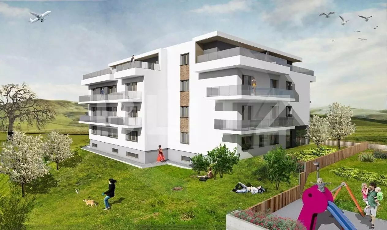 Apartament 2 camere, 54 mp utili, 29 mp terasa, zona Calea Borhanciului