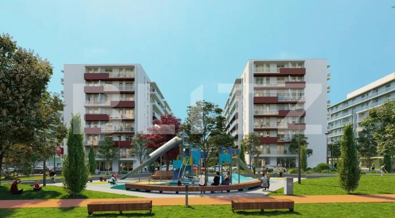 Apartament de 2 camere, 58.41 mp, cartier Iris