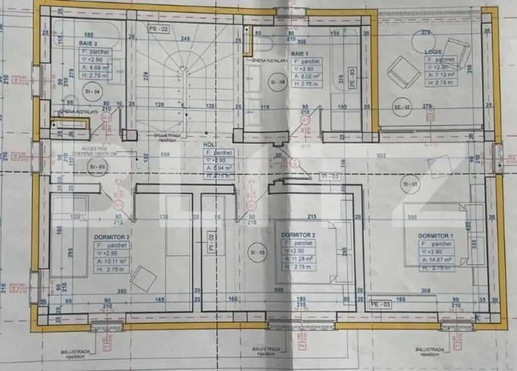 Casa individuala 120 mp utili, 5 camere, 560 mp teren,  Chinteni