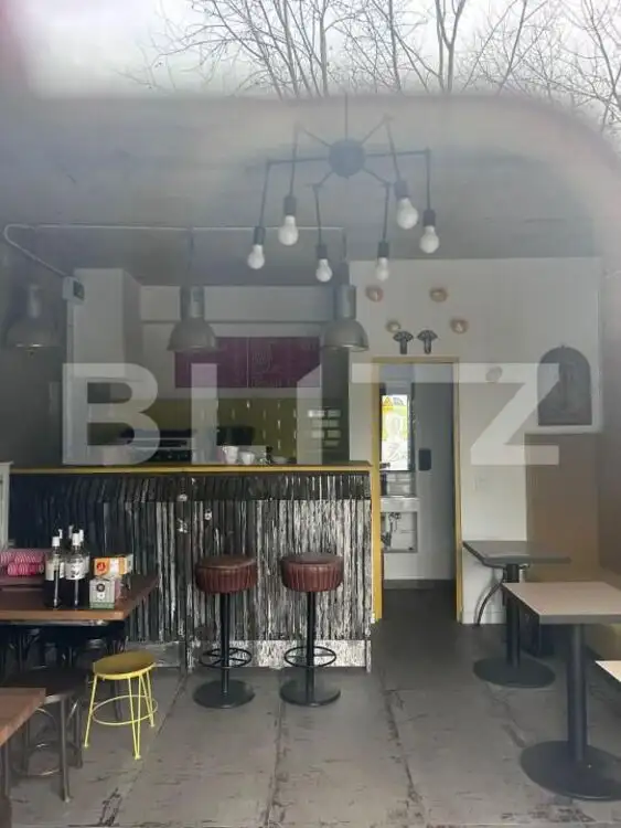 Spatiu comercial, pretabil cafenea, 25 mp, zona SIF