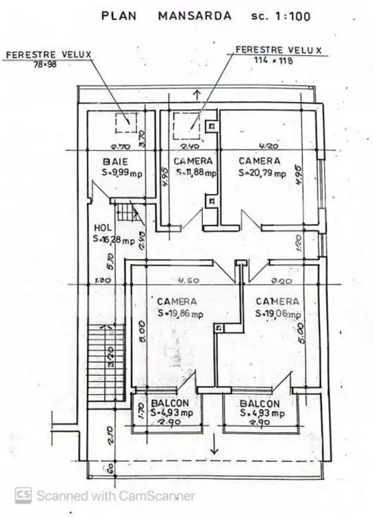 Casa individuala cu 7 camere, 210 mp utili, 410mp teren, Grigorescu