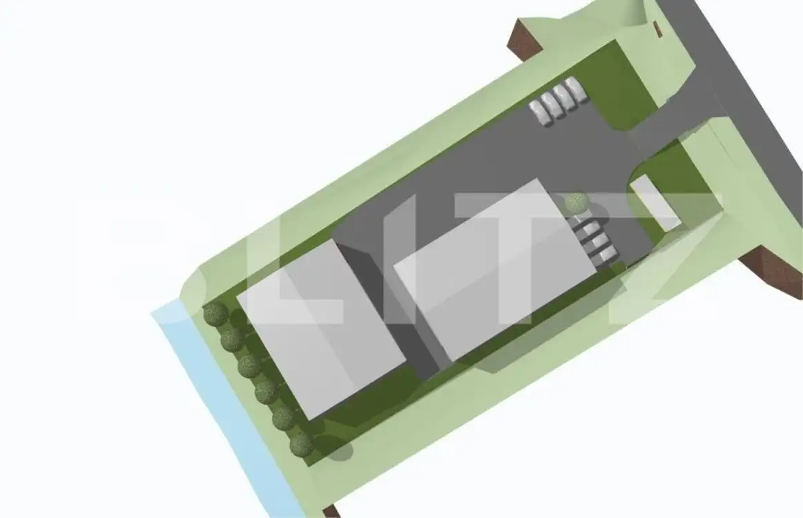 Teren industrial, 2800mp, 2 hale in curs de executare, Centurii Valcele -Apahida 