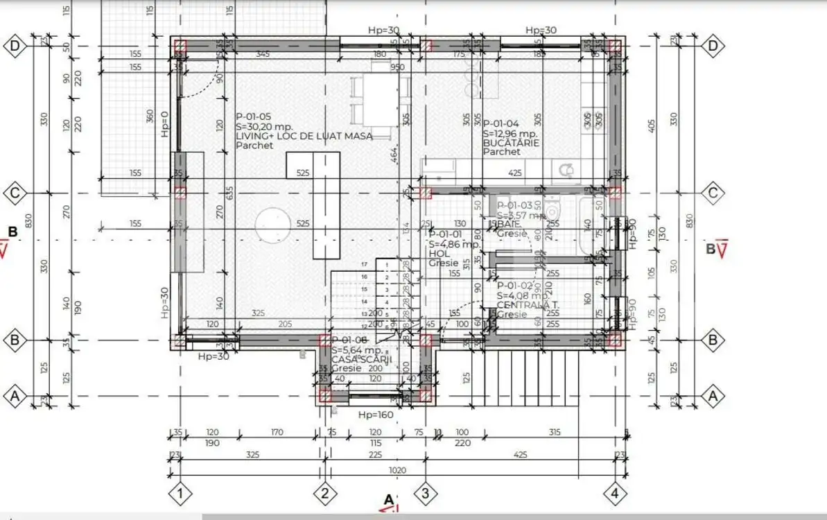 Exclusiv ! Casa individuala 120 mp , teren 464 mp suprafata plana, Dezmir 