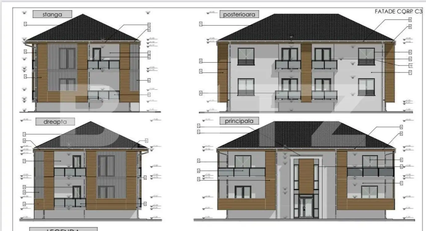 Apartament 2 camere 51 mp, curte privata, parcare, zona case Apahida