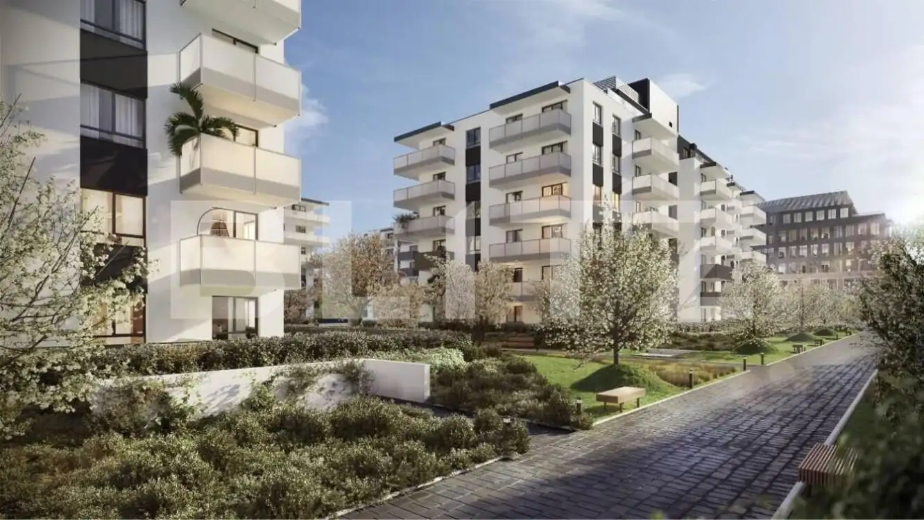 Apartament 2 camere, finisat, etaj intermediar, semicentral, ansamblu premium