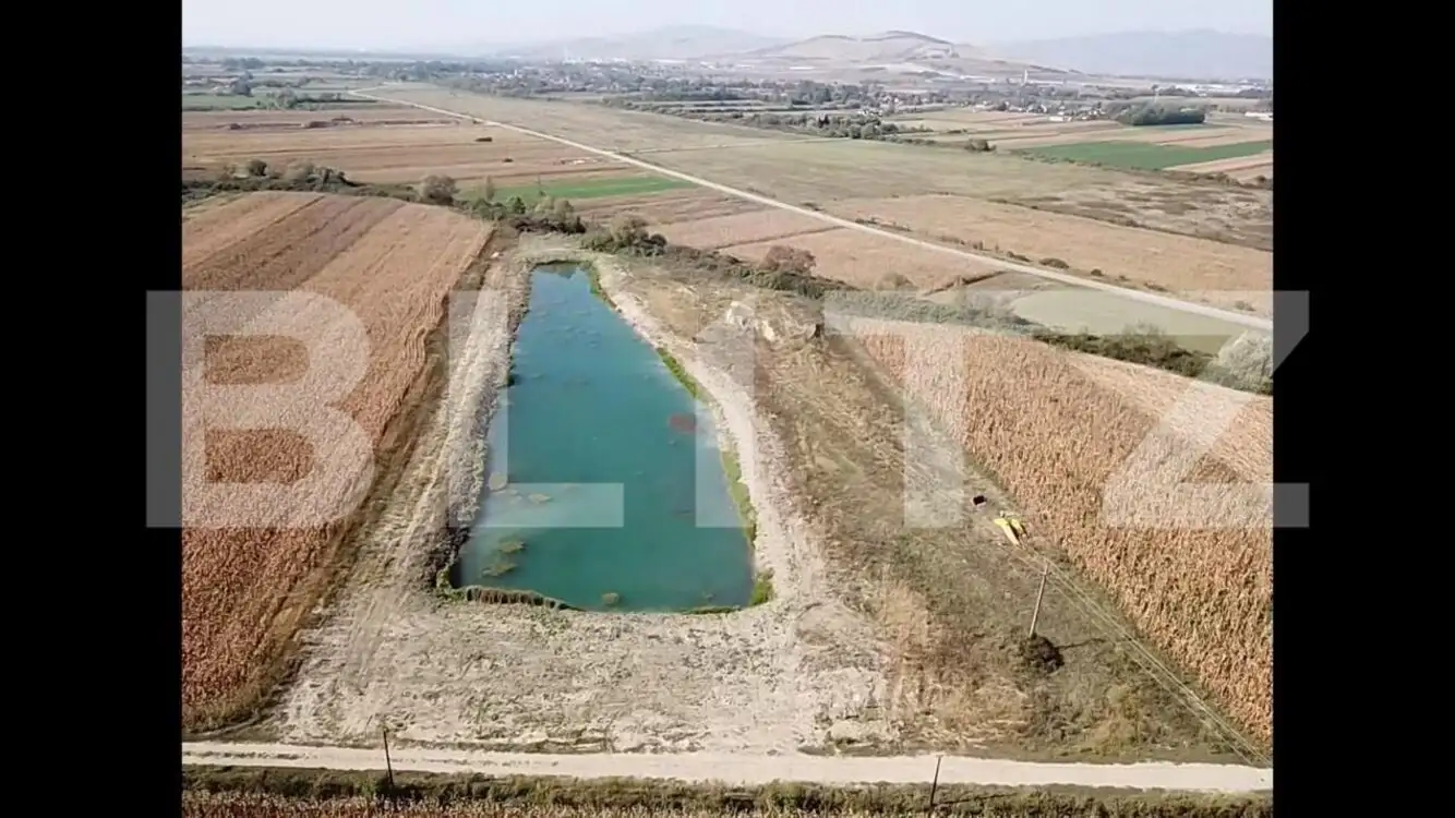 Teren cu balta piscicola, zona Coslariu