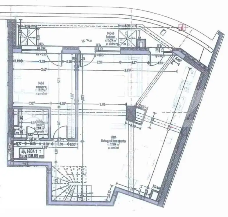 Penthouse pe 2 nivele, 131mp, priveliste deosebita, complex Wings