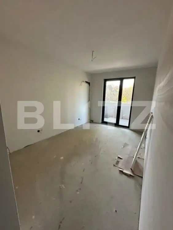 Apartament cu 3 cam, 2 bai, semifinisat, 75mp utili + 17mp terasa zona Plopilor