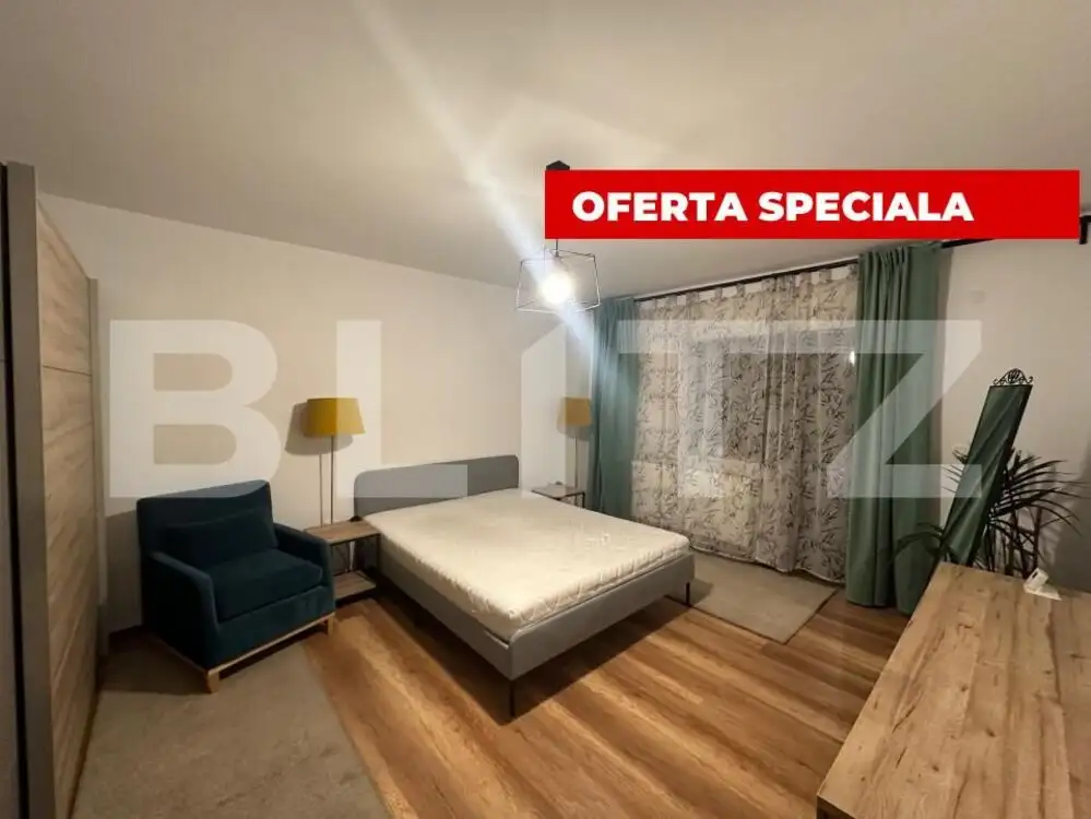 Apartament 2 camere semidecomandat, 50 mp, zone Cetate 