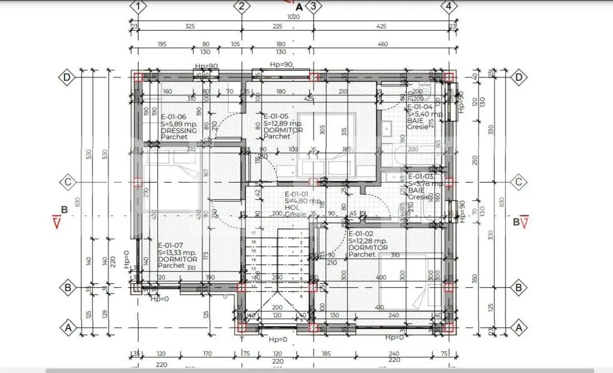 Exclusiv ! Casa individuala 120 mp , teren 464 mp suprafata plana, Dezmir 