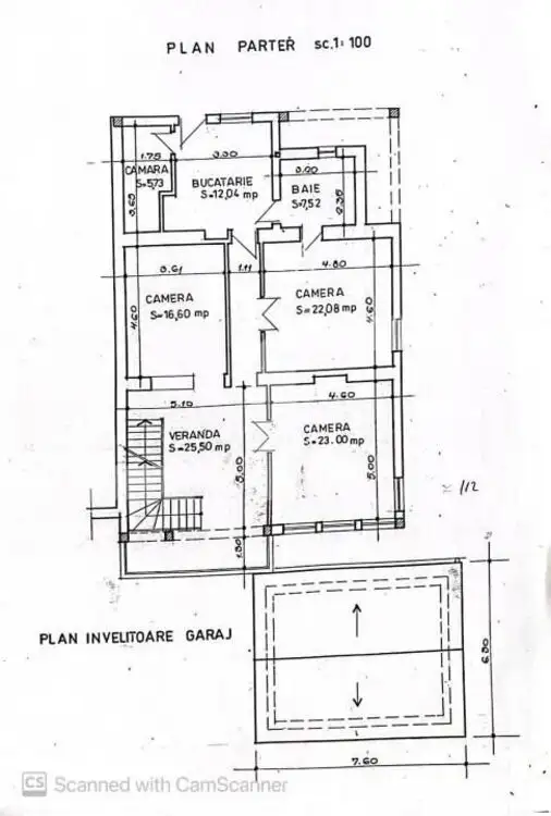 Casa individuala cu 7 camere, 210 mp utili, 410mp teren, Grigorescu