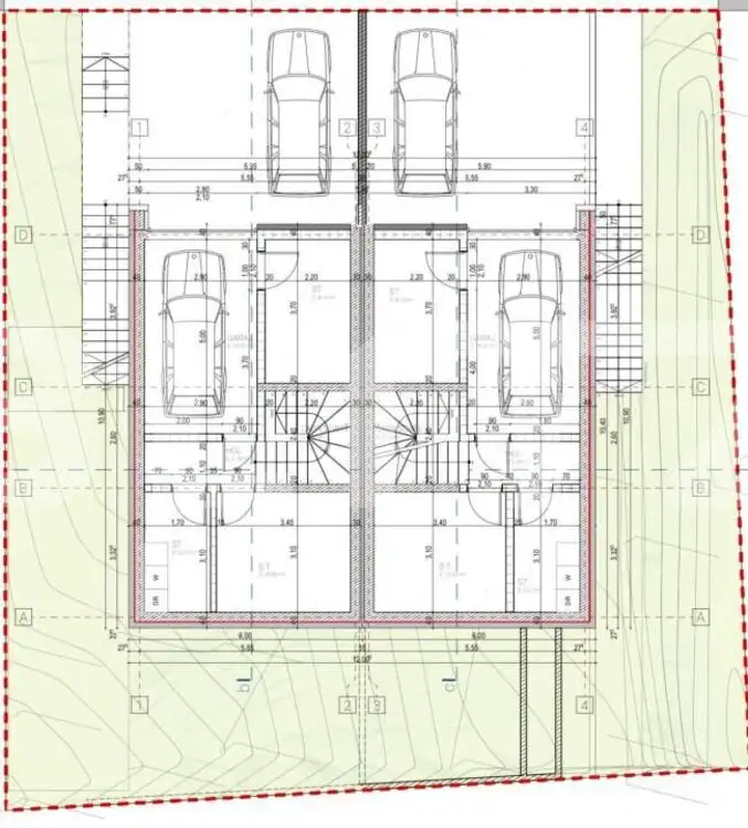 Case cuplate pe 4 niveluri, 140 mp, 290 teren, terasa si priveliste, Borhanci