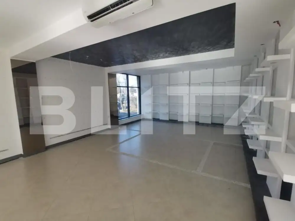 Spatiu comercial, ideal showroom, 130mp, parcare, zona strazii Fabricii