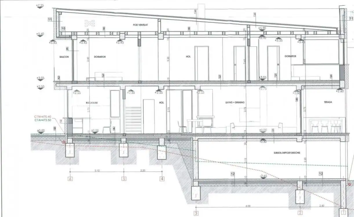 Casa tip duplex  196 mp 245 mp teren, in cartierul Voronet,