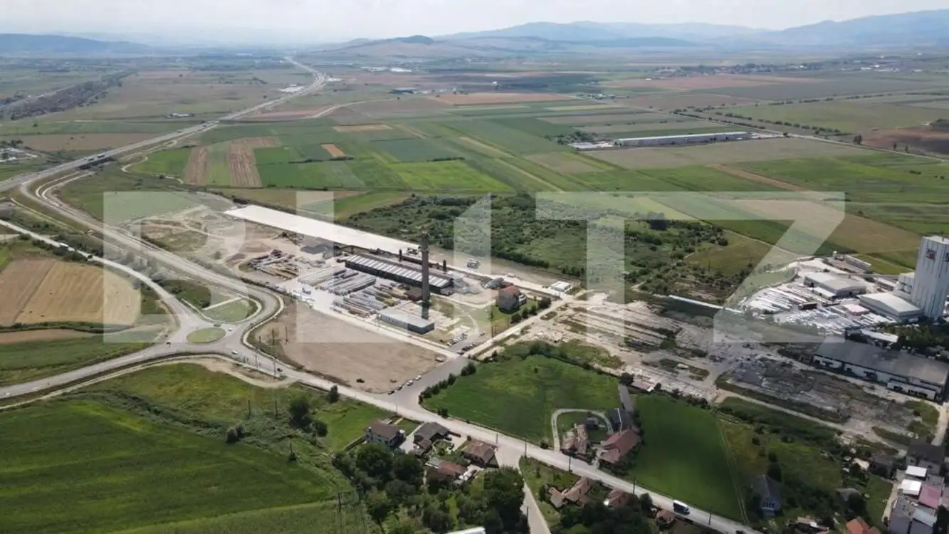 Teren intravilan, 10000 mp, zona industrială Teiuș - Blaj ieșire de pe A10