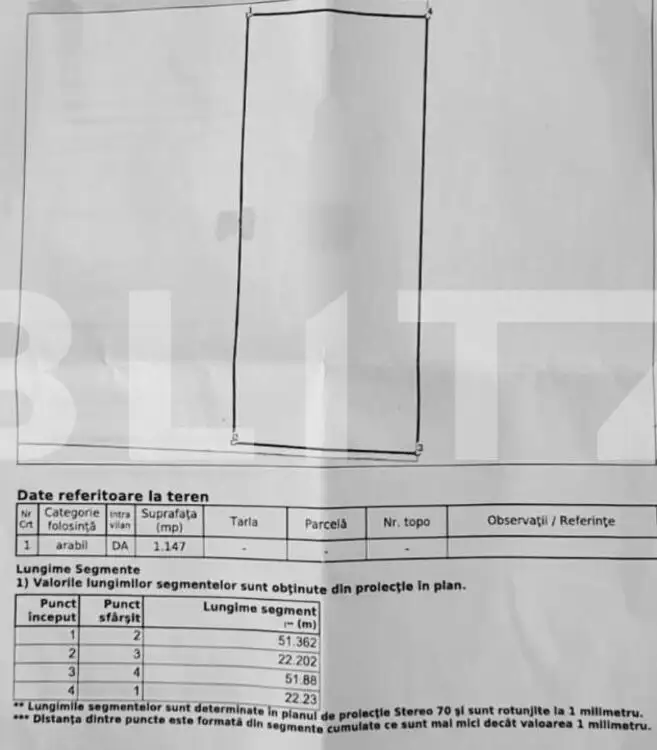 Teren intravilan, 1147 mp, utilitati, PUZ aprobat, Floresti