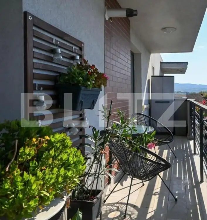 Apartament 2 camere, 44 mp, balcon 12 mp, bloc nou, Intre Lacuri