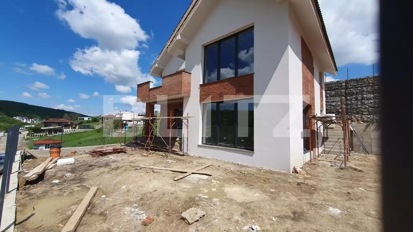 Casa individuala cu panorama in Popesti Valea Seaca Baciu Cluj 120mp utili, 500mp teren