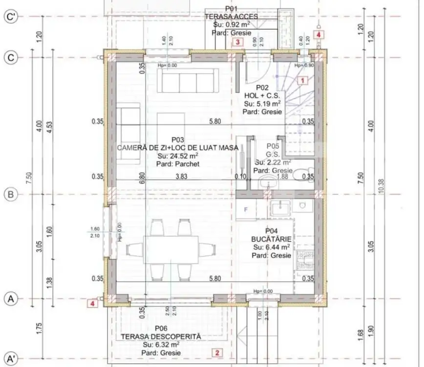 Casa individuala, 90 mp utili, 200 mp teren, Lisaura    