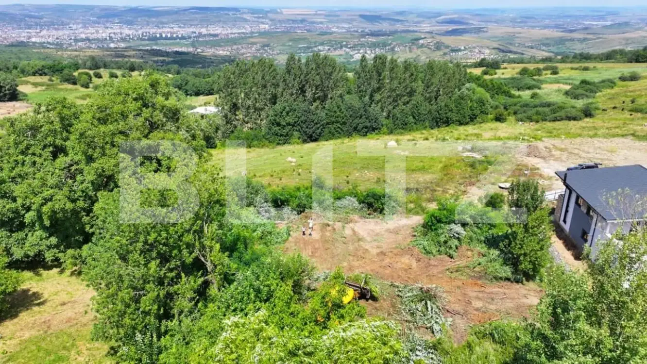 Teren intravilan, 1487mp, cu panorama spre Cluj, in Feleacu