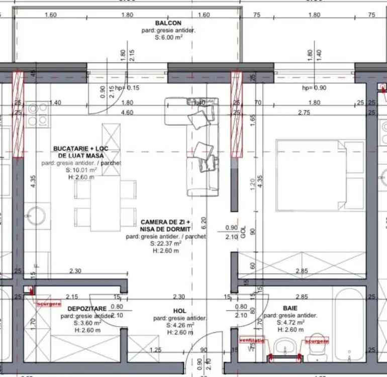 Apartament 2 camere, etaj 2,  garaj, Beta Residence