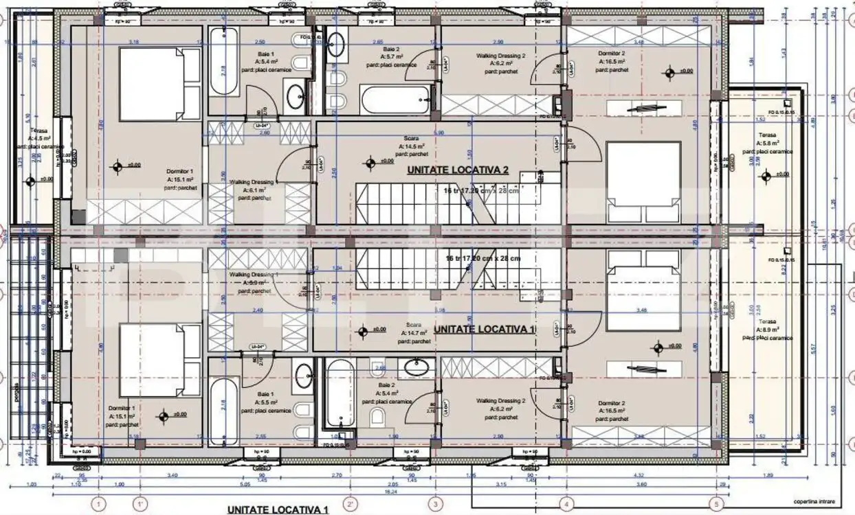 Duplex  210  mp utili , teren 280 mp, finisat , zona Iris 