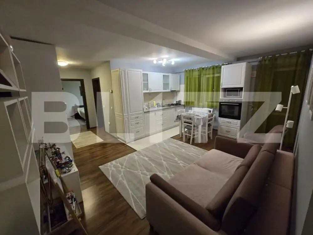 Apartament modern, de 3 camere, 58mp, parcare, boxa, in zona centrala Apahida