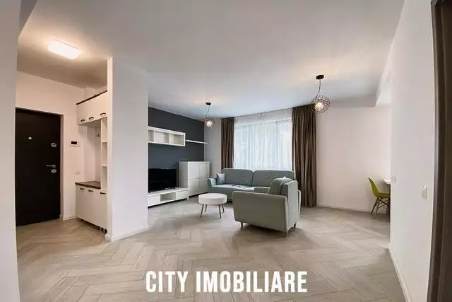 Apartament 3 camere, 2 bai, bloc nou, mobilat, etaj 1/2, Europa