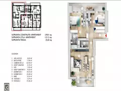 Apartament 3 camere Kiseleff-imobil nou-