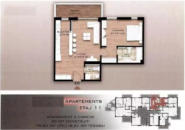Vanzare apartament 2 camere Baneasa -Herastrau