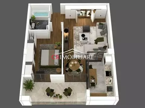 Vanzare apartament 2 camere bloc nou Tei