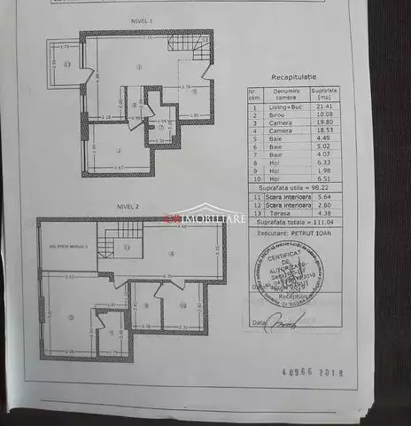 Vanzare duplex 4 camere Dr. Taberei