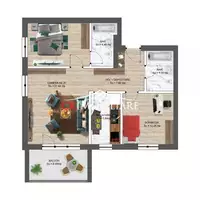Apartament 3 camere Baneasa bloc nou cu loc de parcare