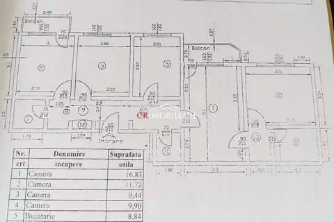 Vanzare apartament 4 camere Gorjului