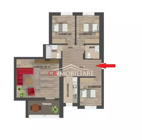 Apartament 4 camere Dorobanti renovat nou
