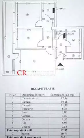 Vanzare apartament 3 camere Tineretului