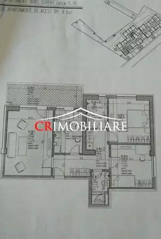 Apartament 3 camere Mihai Bravu bloc nou