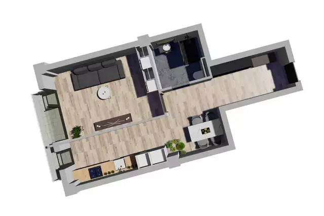 Apartament cu o camera - Decomandat - Complex Nou in Giroc zona ESO - ID V1650