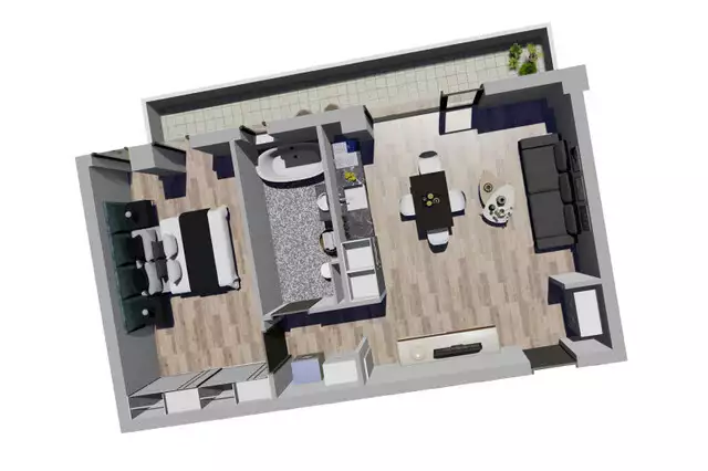 Apartament cu 2 camere - Decomandat - Complex Nou si Modern in Giroc - ID V1658