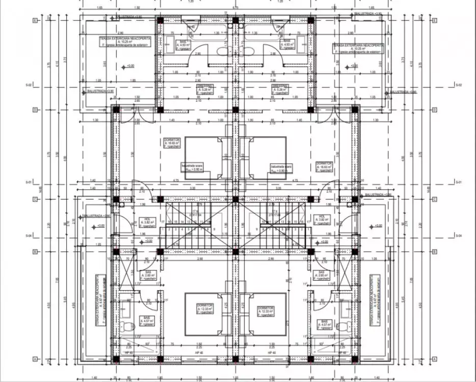 Duplex Mosnita, 4 camere, 3 bai - Pozitie centrala - ID V5454