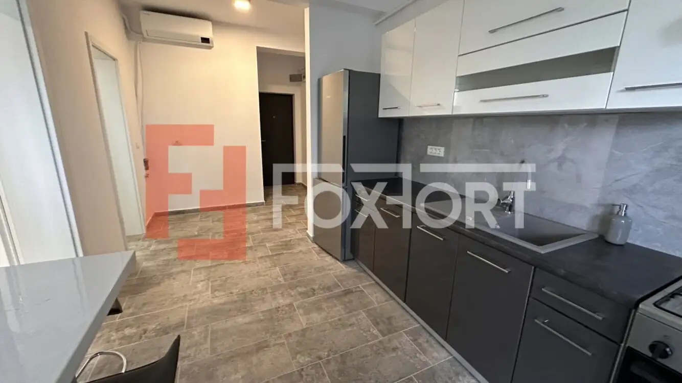 Apartament cu o camera la parter cu gradina, zona Braytim