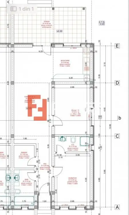 Duplex pe parter 3 camere, Mosnita - Asfalt + utilitati