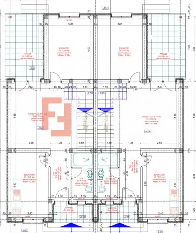 COMISION 0% Duplex 4 camere, toate utilitatile, drum pavat