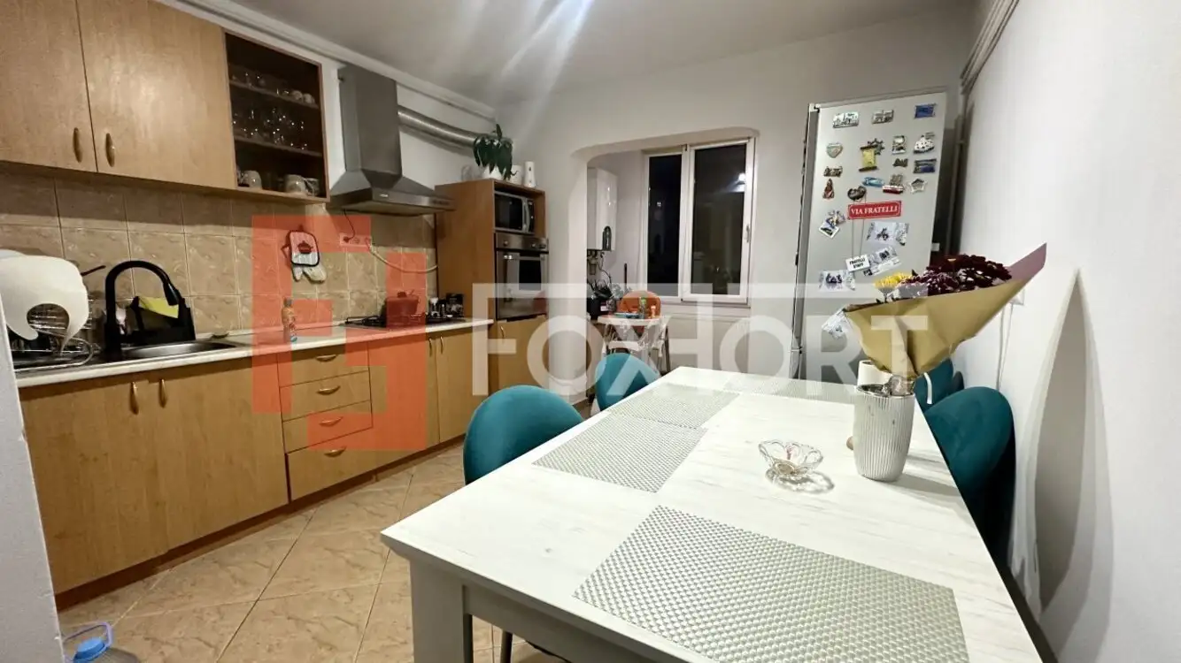 COMISION 0% Apartament cu 3 camere, decomandat, mobilat in zona Torontalului